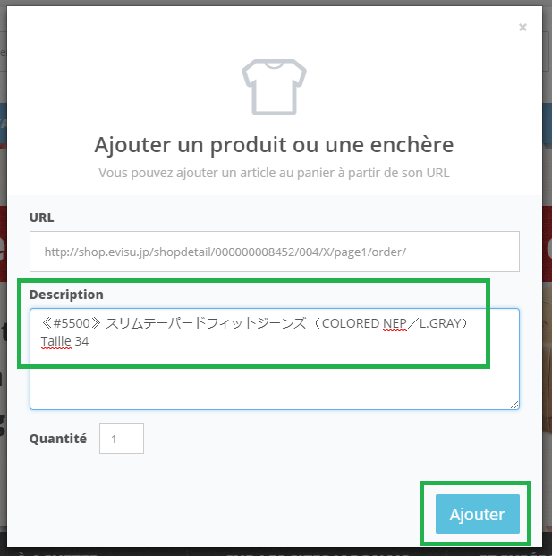 zenmarket - ajouter produit