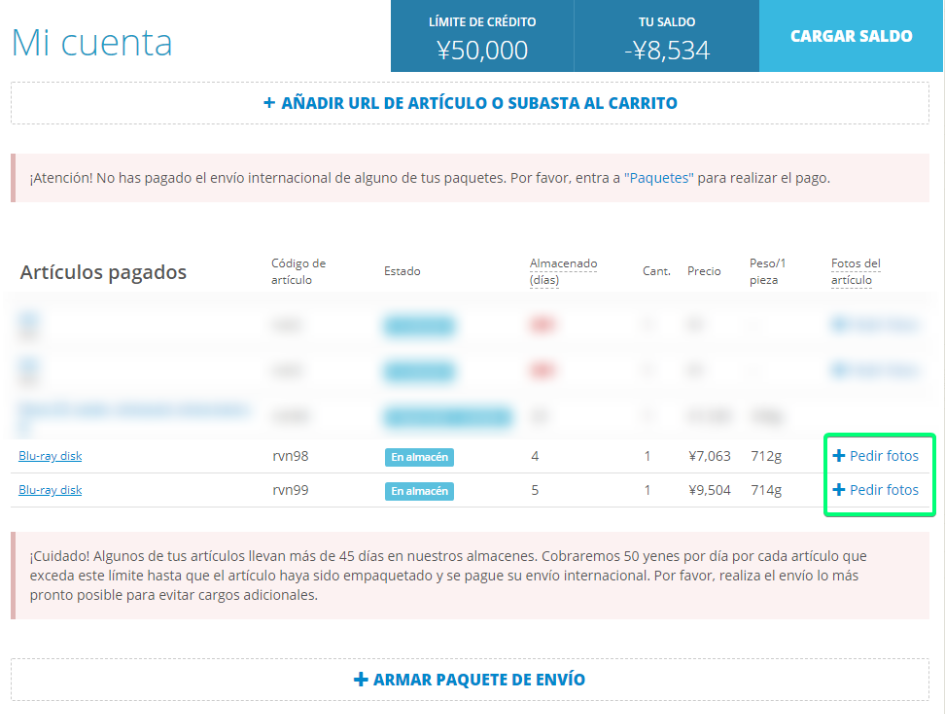 Cómo contratar el servicio de fotos con ZenMarket