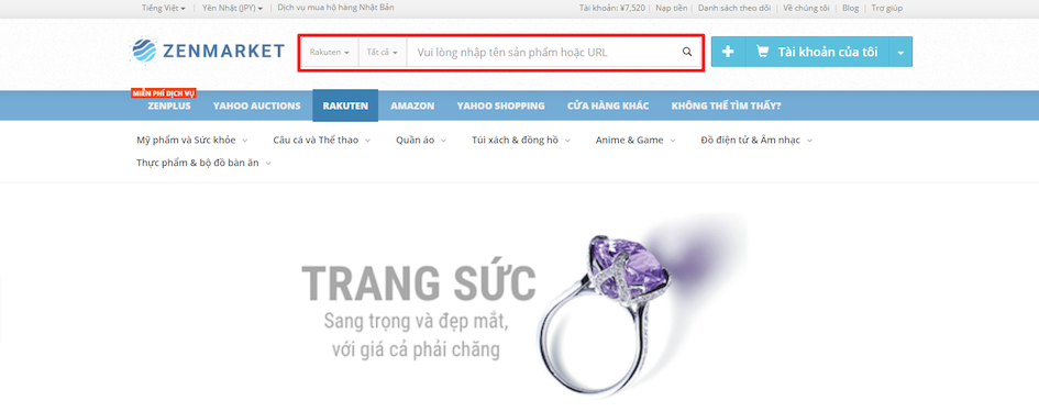 Mua sắm tr&ecirc;n Rakuten Nhật Bản dễ d&agrave;ng với ZenMarket!