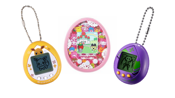 Japanese Pokemon and Evangelion Tamgotchi