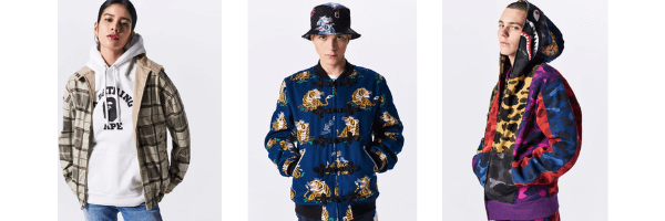 Kupuj odzież Bathing Ape z ZenMarket