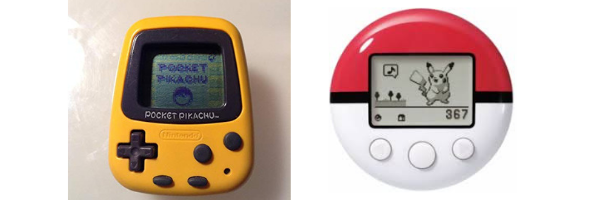 photos of Pocket Pikachu and Pokewalker