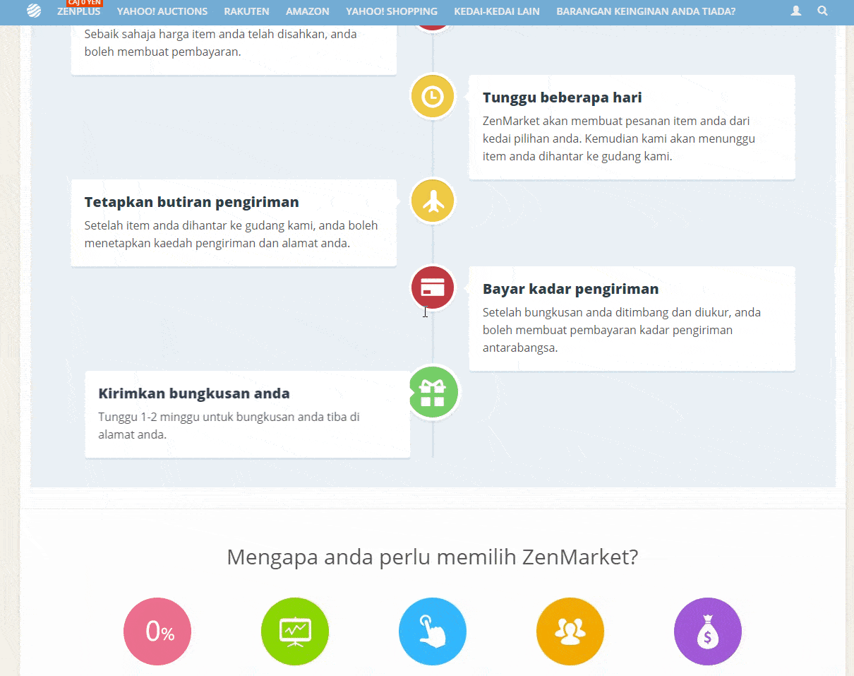 ZenMarket is now available in Malay! 