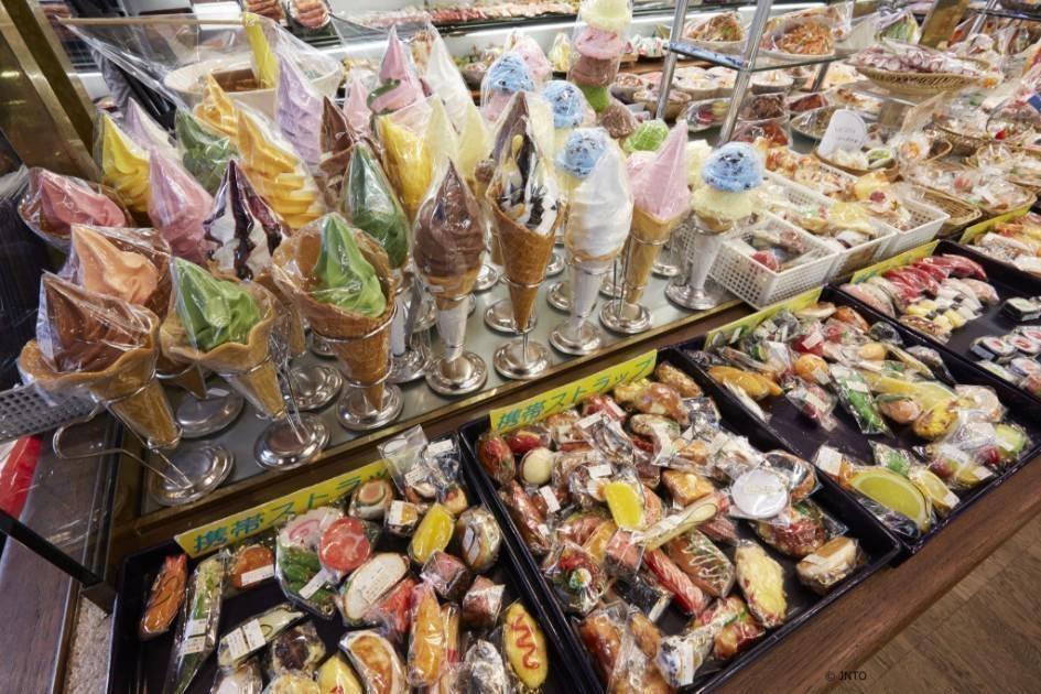 fake food keychains, mobile straps, and magnets