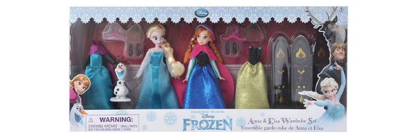 Anna & Elsa Wardrobe Set - Disney Store Japan