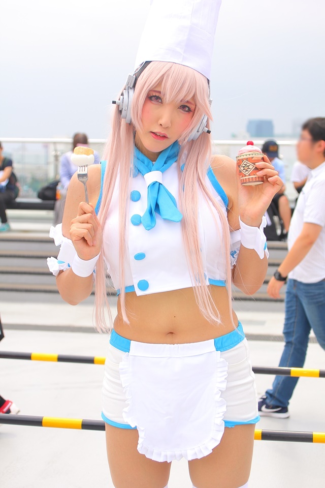 Super Sonico at Comiket 94