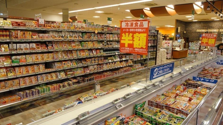 Frozen food at Japanese supermarkets