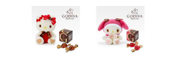 Sanrio Godiva Hello Kitty My Melody