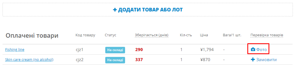ZenMarket - фото товарів