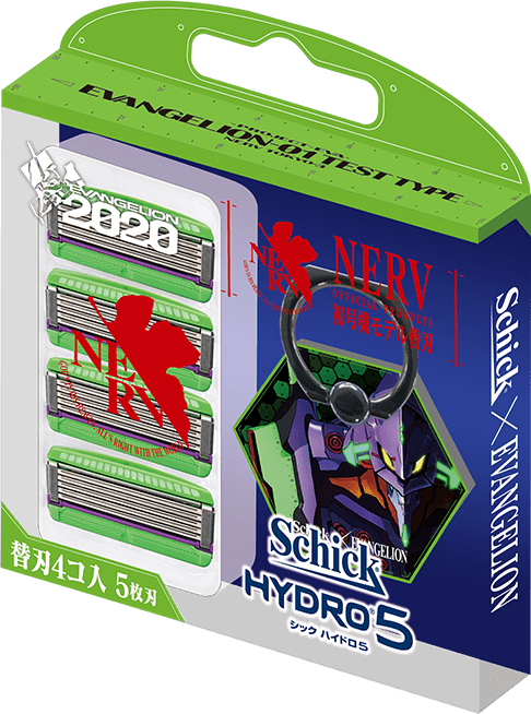 《新世紀福音戰士劇場版》周邊大集合 - EVA x Schick舒適刮鬍刀組合