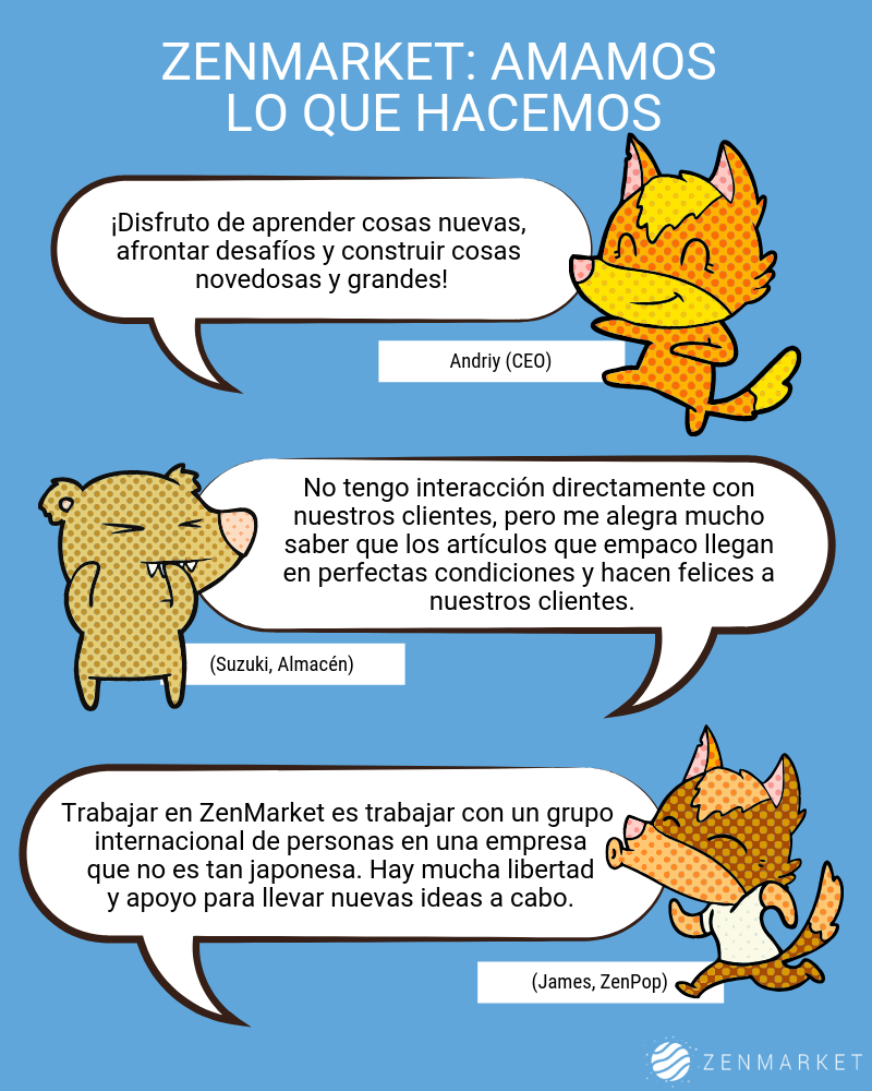 Por qu&eacute; nos gusta trabajar en ZenMarket