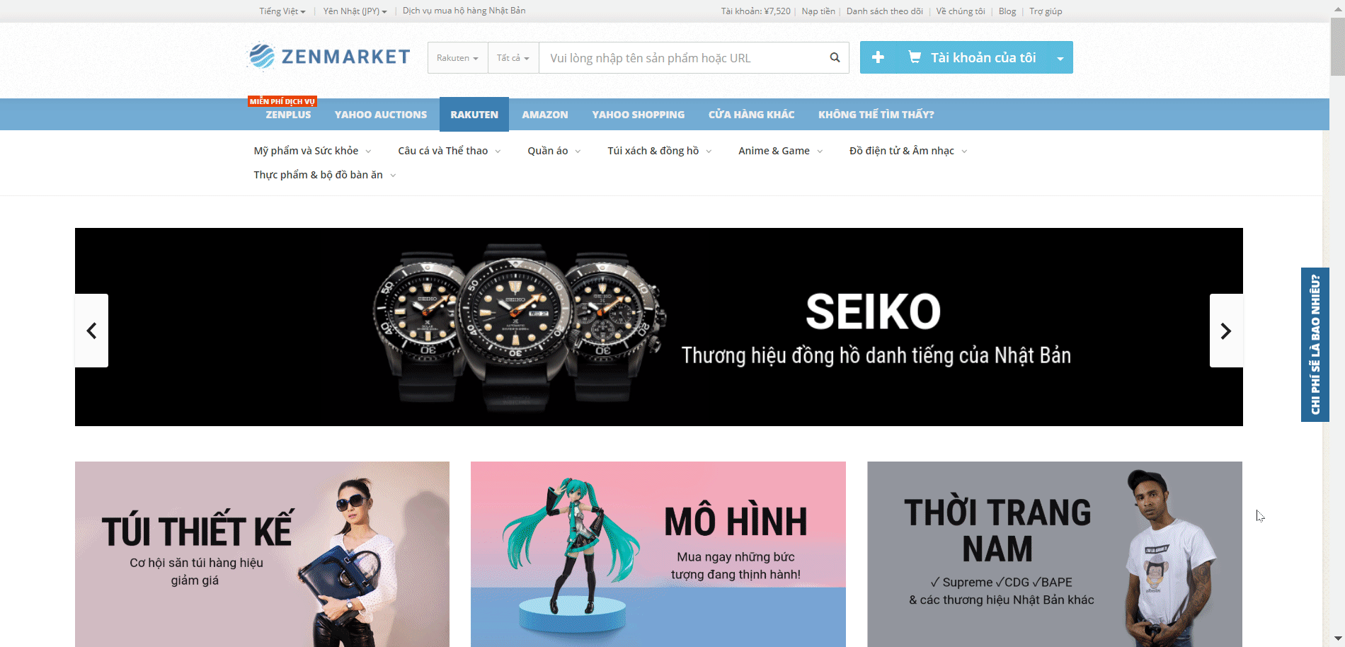 Mua h&agrave;ng tr&ecirc;n Rakuten Nhật Bản với ZenMarket!