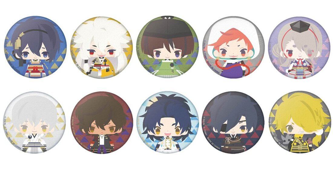 Touken Ranbu киемицу касю микадзуки аниме значки - ZenMarket