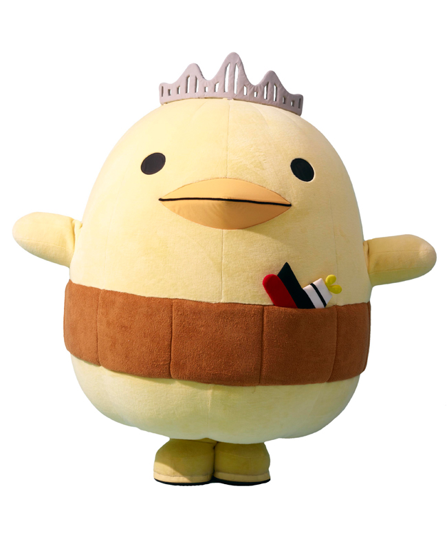 Barii-san, adorable mascotte oiseau de la pr&eacute;fecture d'Ehime