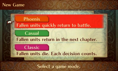 Fire Emblem game modes
