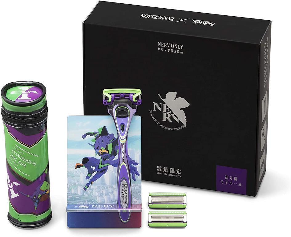 《新世紀福音戰士劇場版》周邊大集合 - EVA x Schick舒適刮鬍刀組合