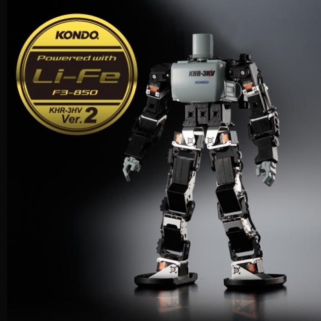 【Biped Walking Robot Assembly Kit】 KHR-3HV Ver.2 LiFe Basic Set