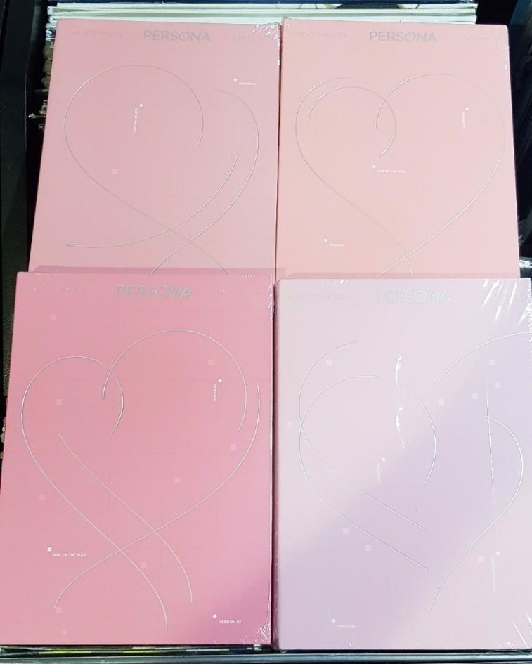 Las cuatro versiones de Map of the Soul: Persona de BTS