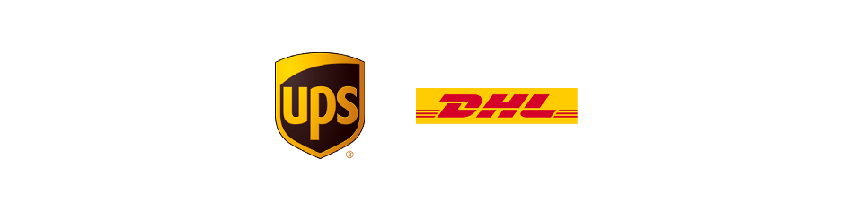 loghi dhl e ups