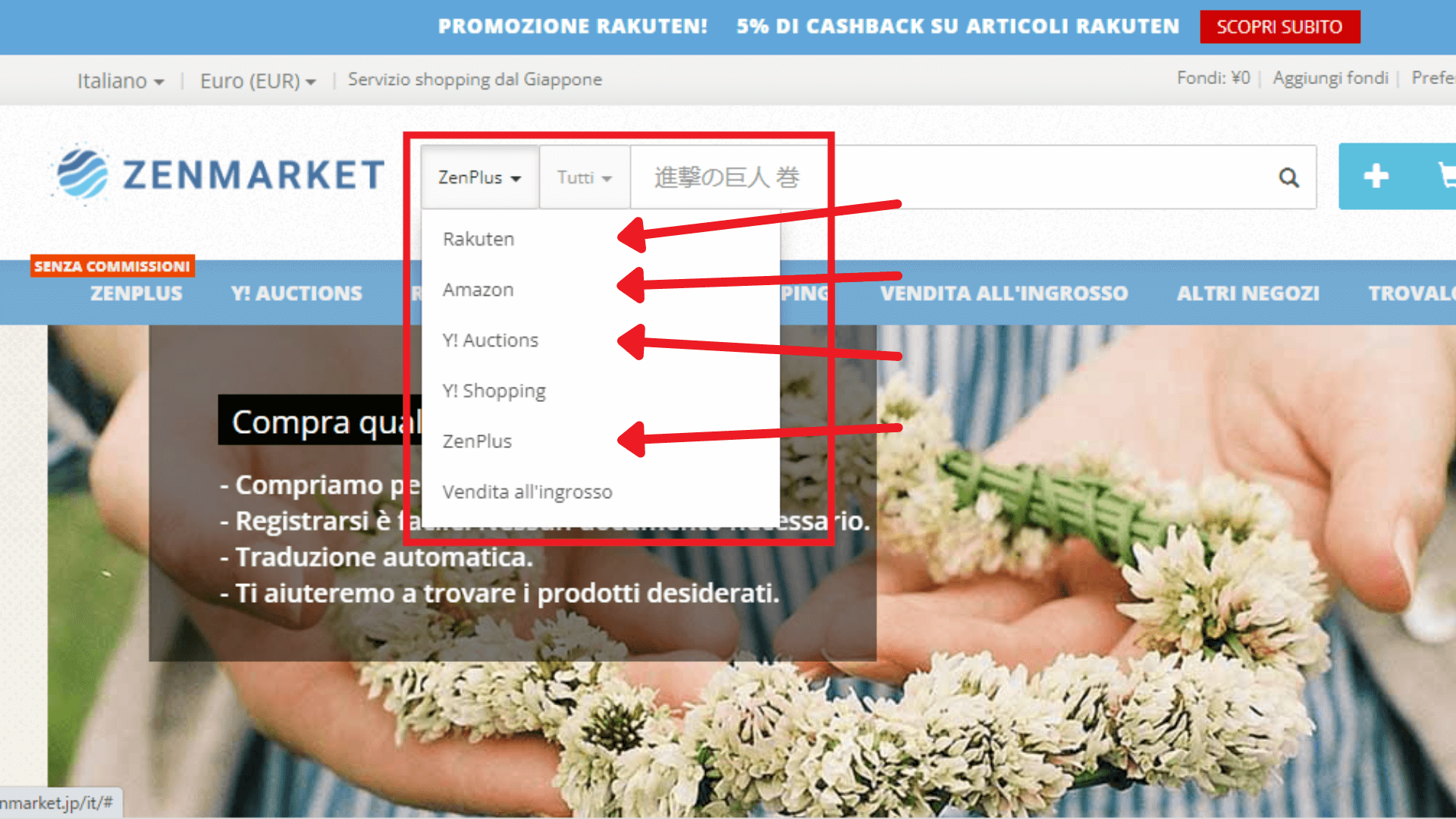 valuta le varie opzioni