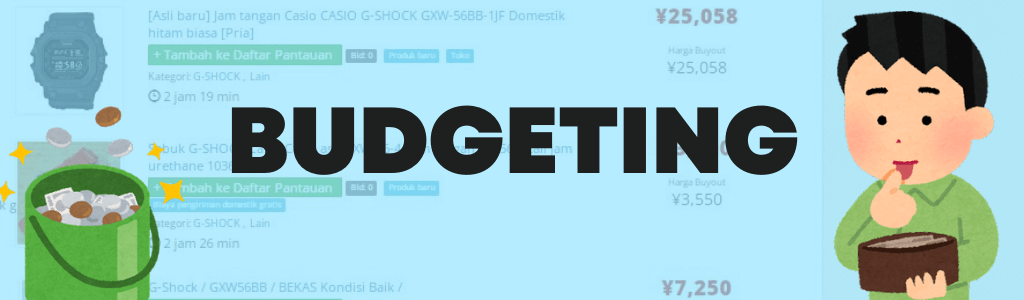 budgeting JDirectItems Auction
