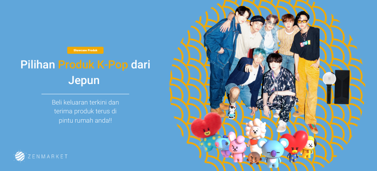 Beli produk BTS dengan ZenMarket