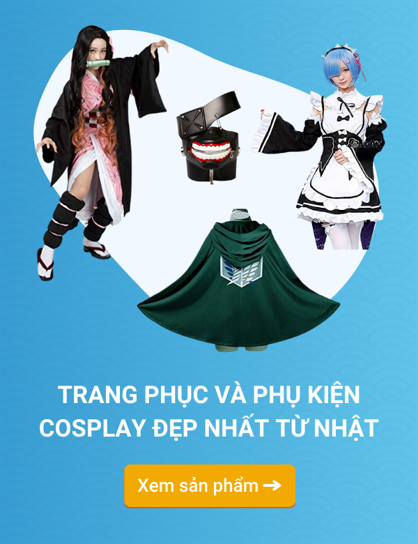 Mua đồ cosplay Anime chính hãng chất lượng tốt