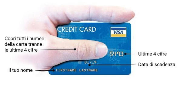 conferma della carta di credito