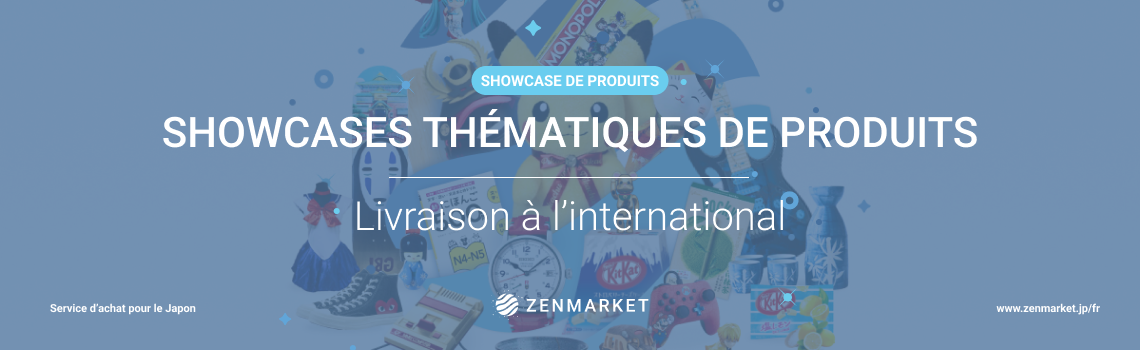 Showcases produits japonais ZenMarket