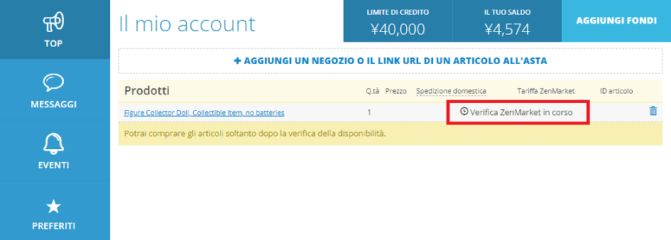 Controlla i dettagli del prodotto