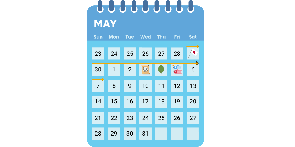 ตารางวันหยุดโกลเด้นวีค