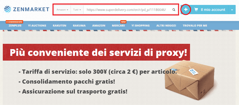comprare all'ingrosso dal Giappone da Super Delivery