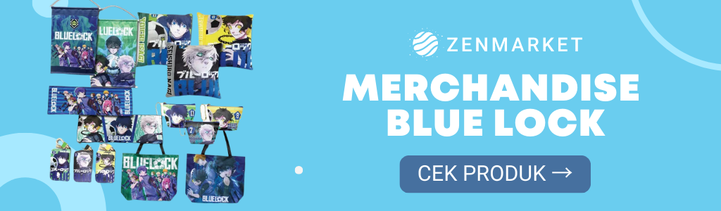 Beli Merchandise Blue Lock dari Jepang
