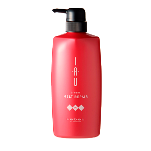 косметику Lebel из Японии Аромакрем тающей текстуры для увлажнения волос IAU cream MELT REPAIR, 600 мл
